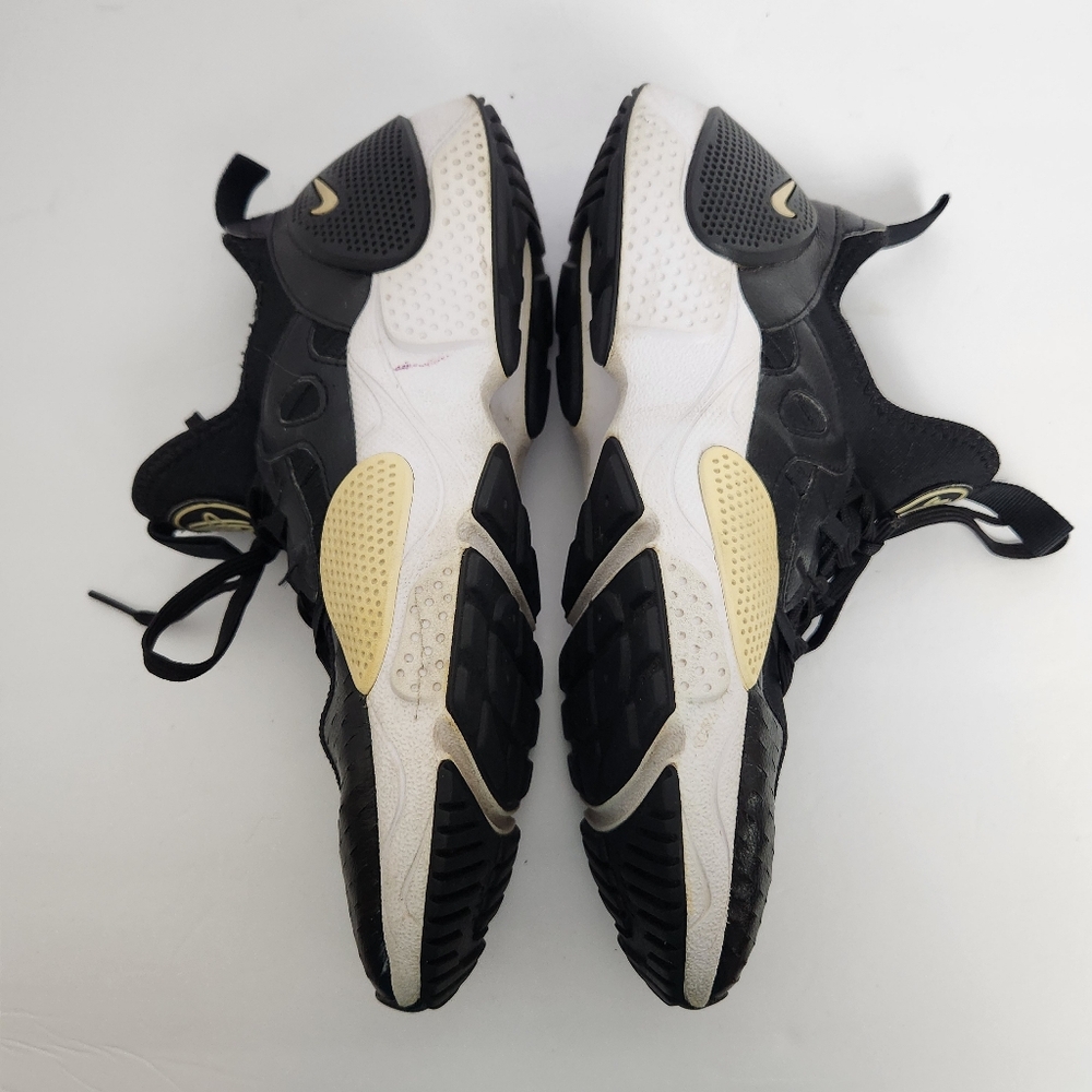 Nike Huarache E.D.G.E. Mens Size 9.5 Black/White Lace Up Sneakers AV3598-001 - Picture 8 of 15